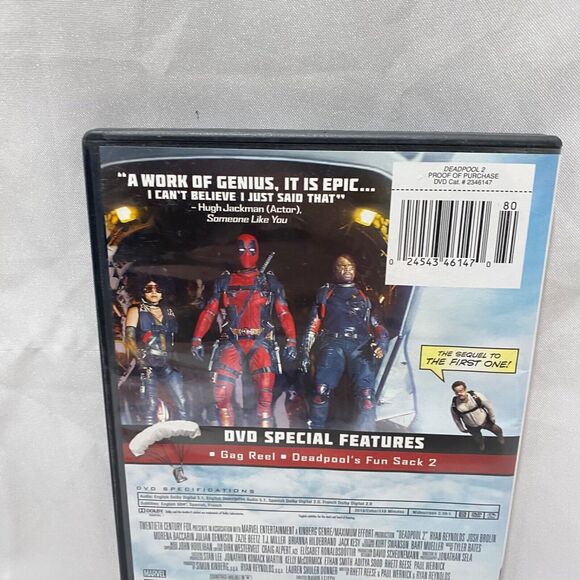 Deadpool 2 DVD Movie 2018 with Case Rated R - Picture 4 of 7